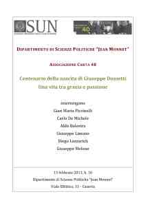 Seminario su Dossetti