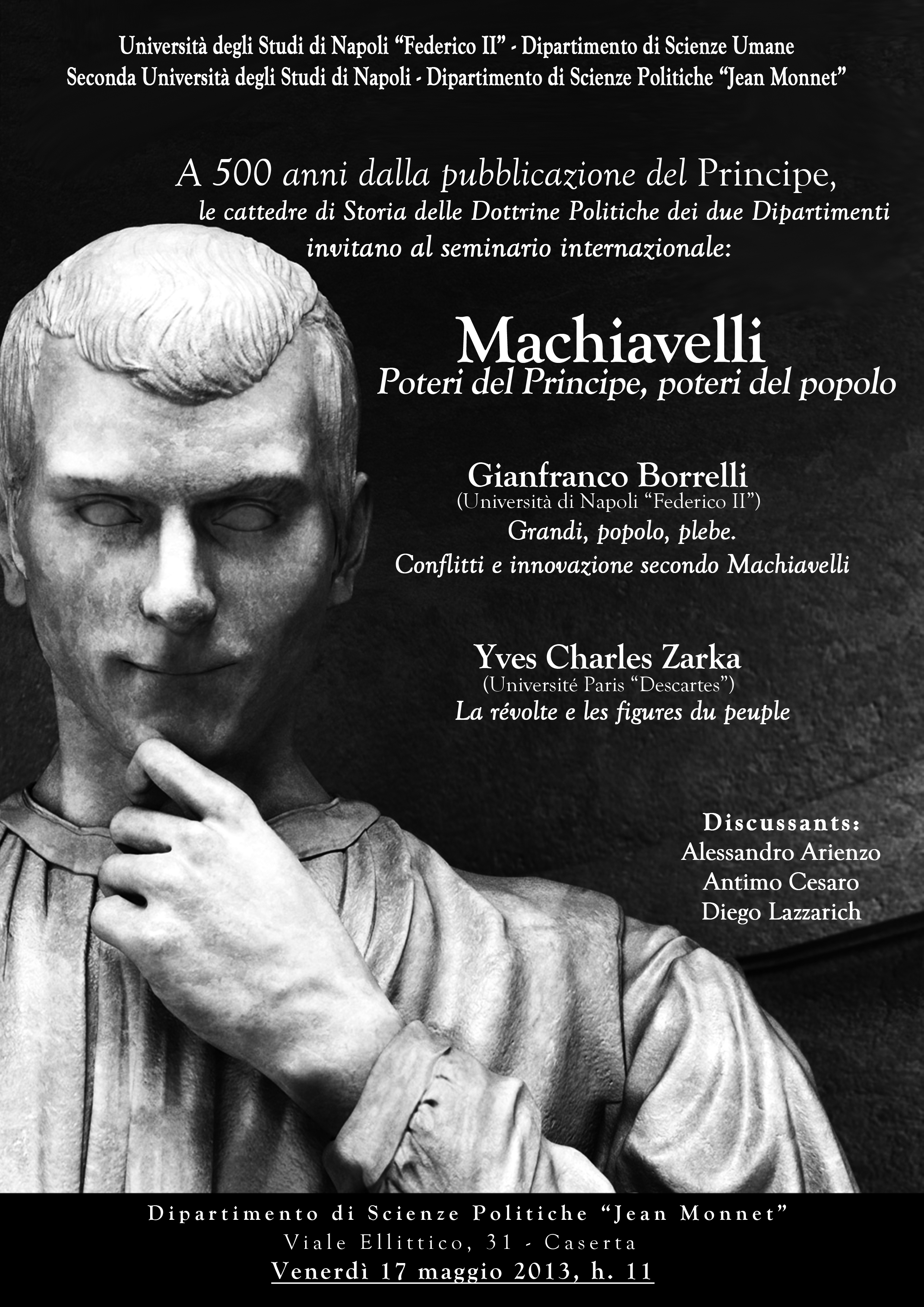 Machiavelli: Poteri del Principe, poteri del popolo