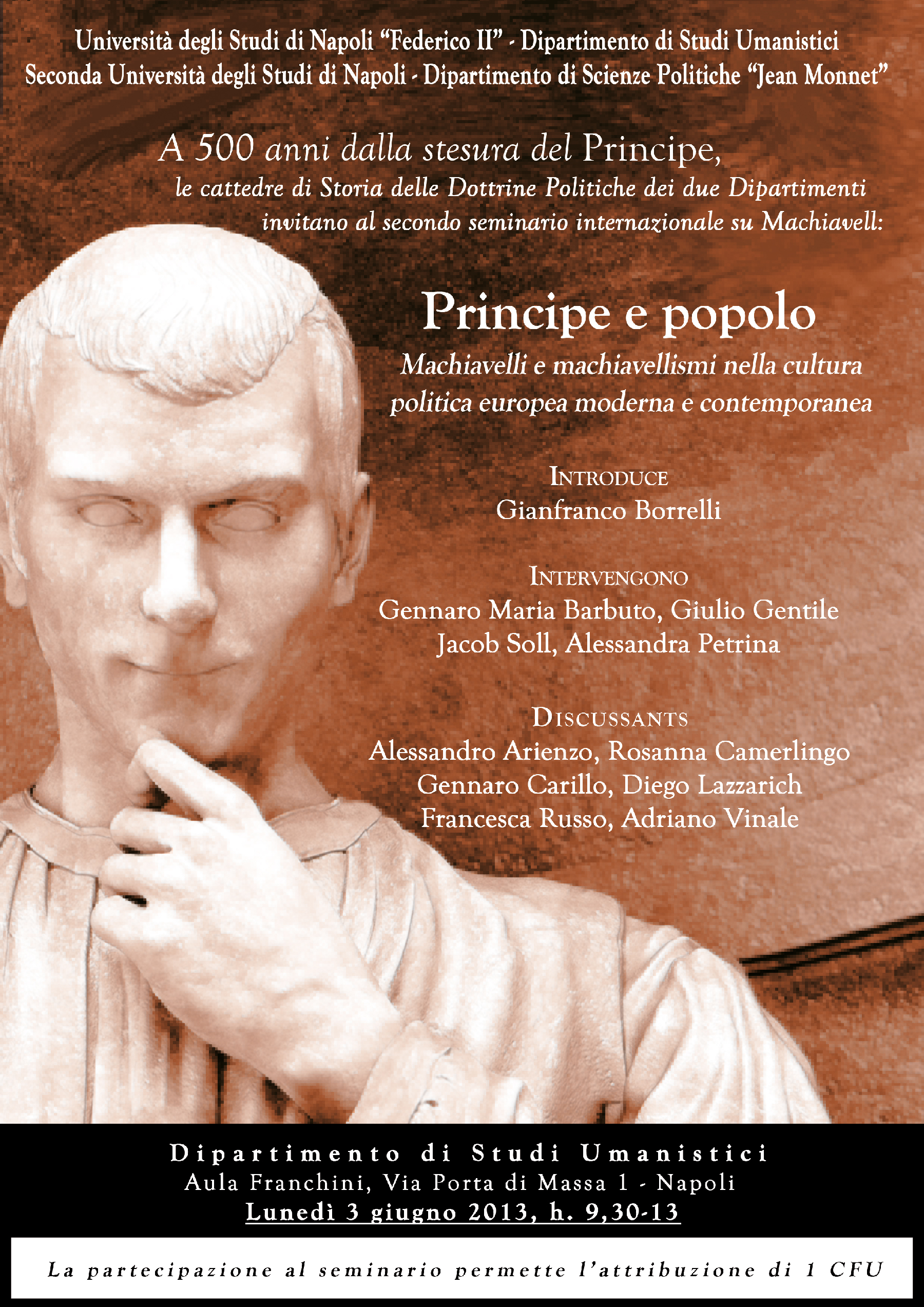 Secondo semanario su Machiavelli.