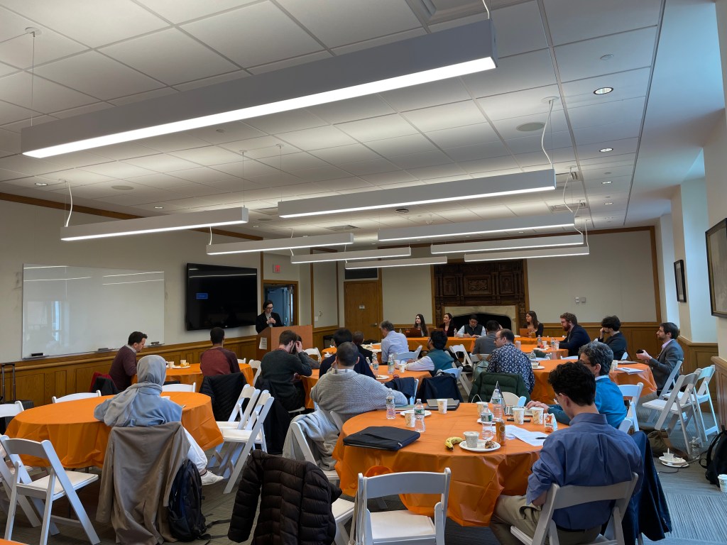 Sala del Corwin Hall dove si è svolto la seconda giornata dei lavori.